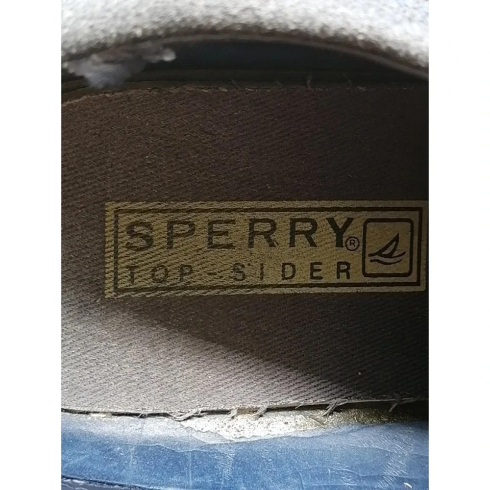 Sperry Top Sider Oxford Mens Kenneth Blue 9 Leather Walking Shoe Wing Tip